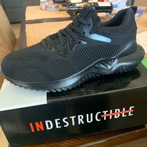 New, indestructible brand steel toe work shoes